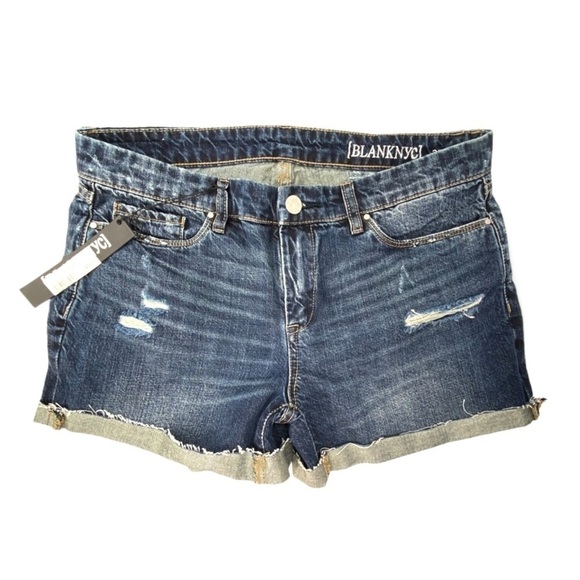 Blank NYC Jean Shorts “I Know You Want Me” Denim Size 27 = 4 nyc New NWT - Picture 2 of 9